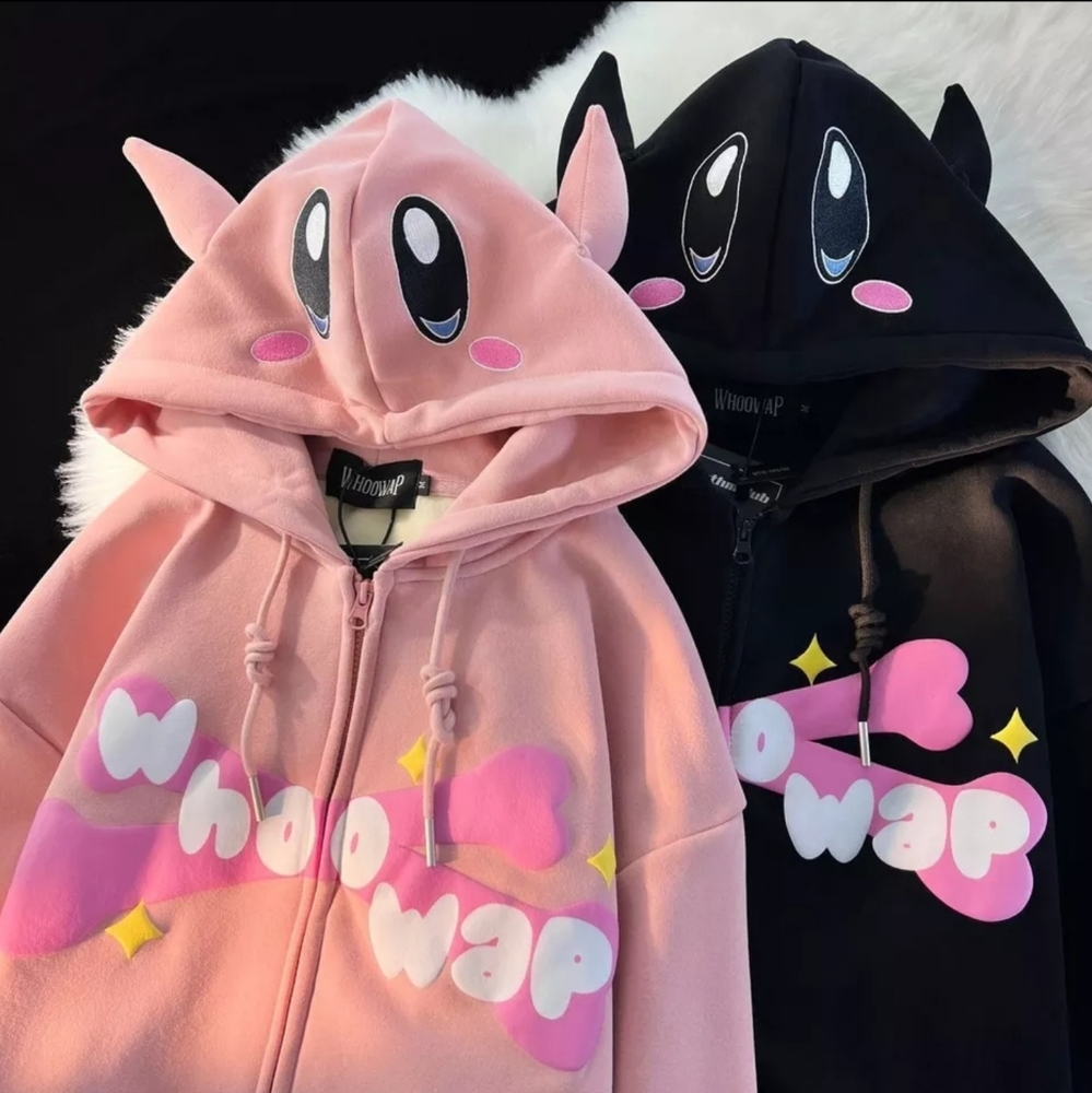 Harajuku lovers oversized y2k hoodie Unisex